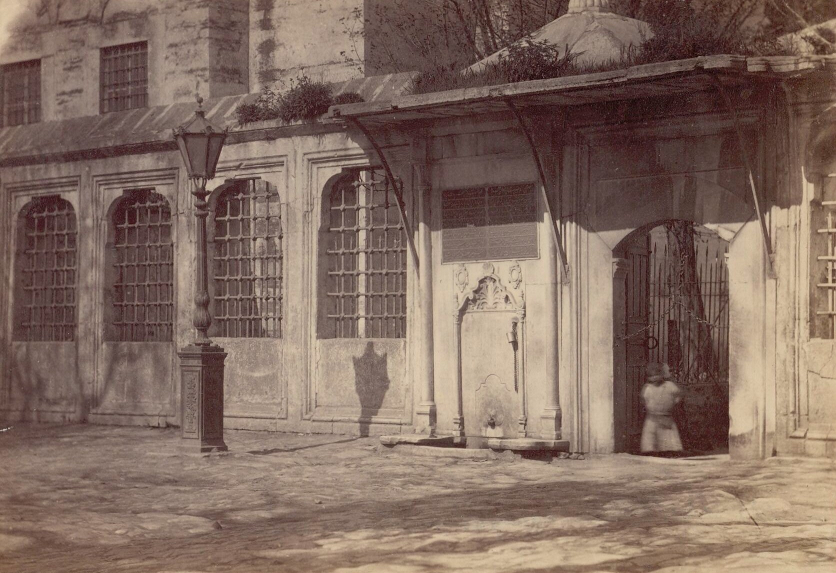 Ahmet Pasha Fountain and Fatih Mosque Hazire Gate