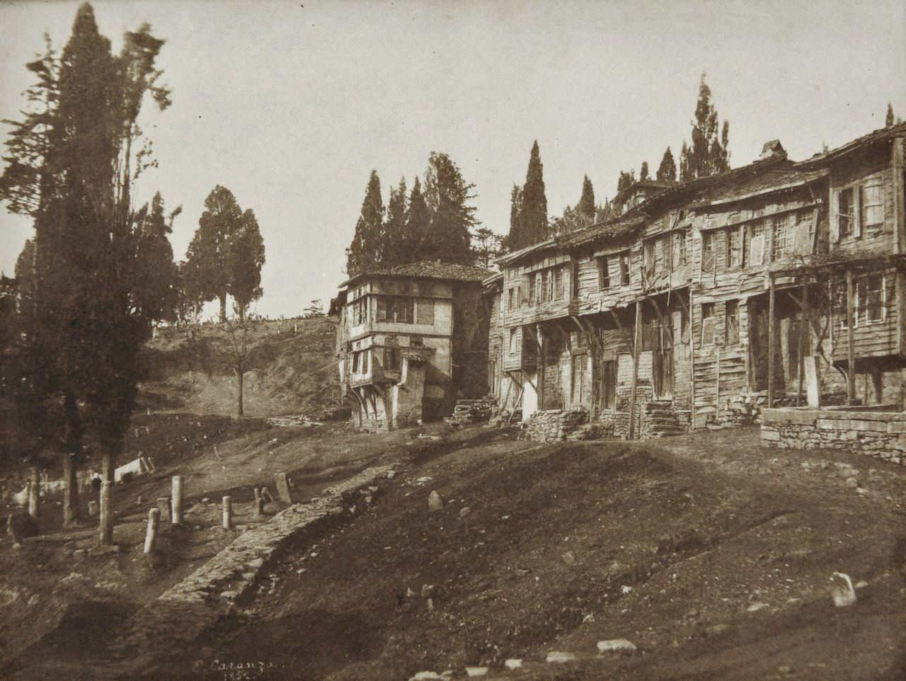 Wooden Houses in Şişhane and Cemetery