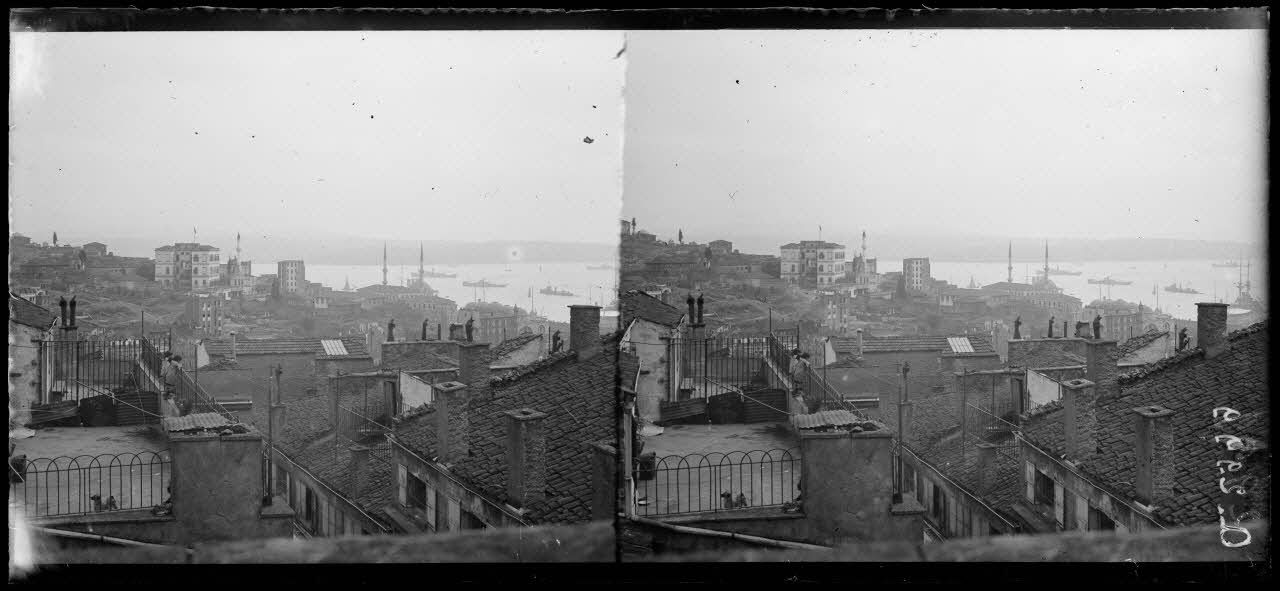 Galata Sırtlarından Tophane İstikametine Bakış