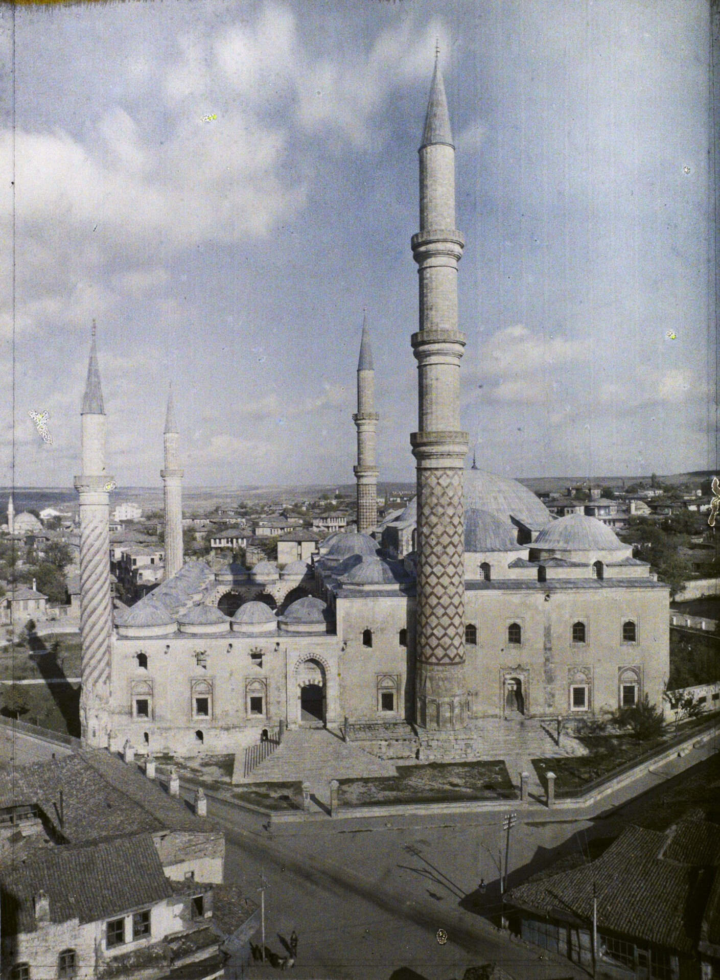 Edirne Saat Kulesi’nden Üç Şerefeli Cami