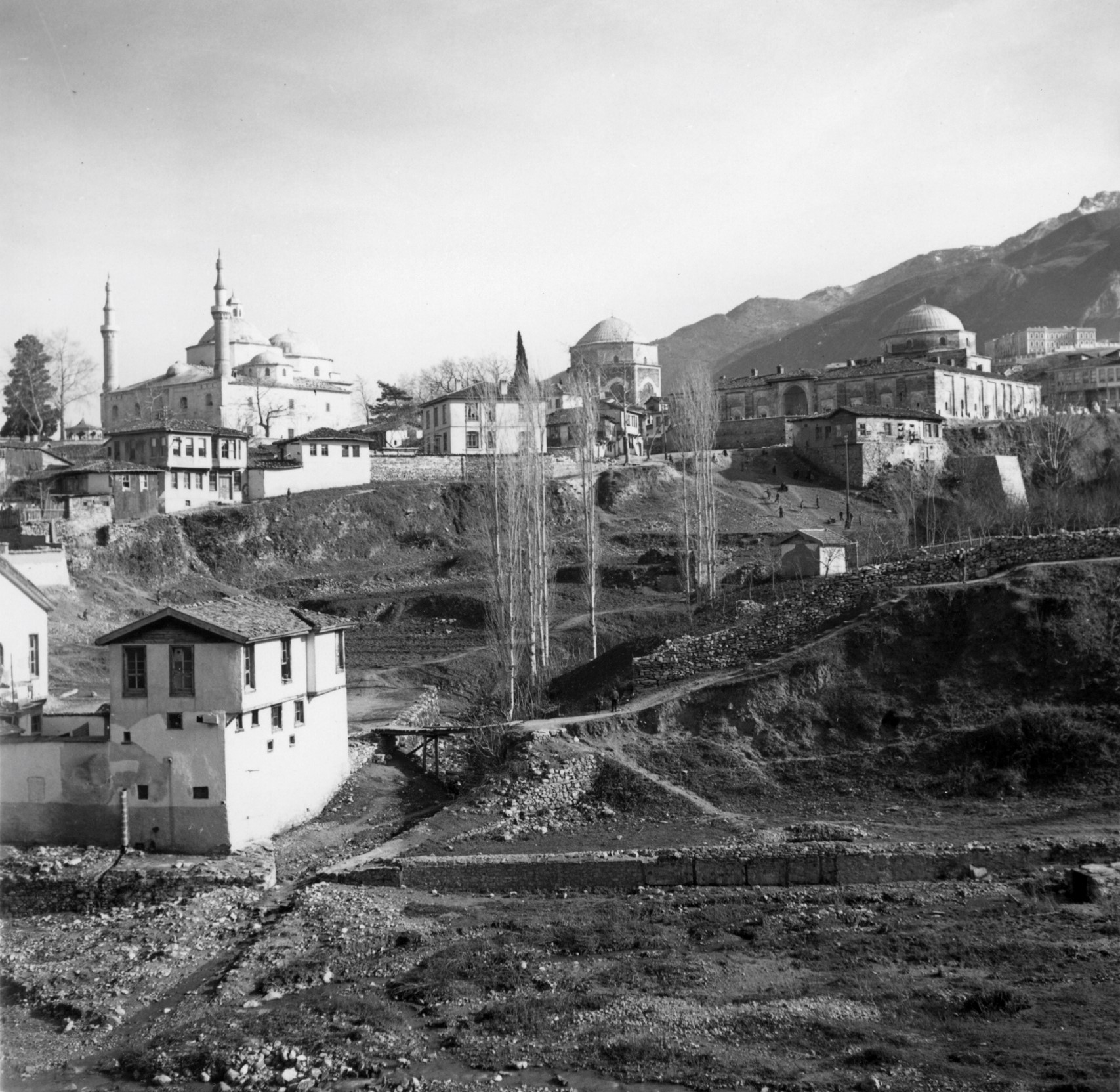 Yeşil Cami, Türbe ve Medresenin Genel Görünümü