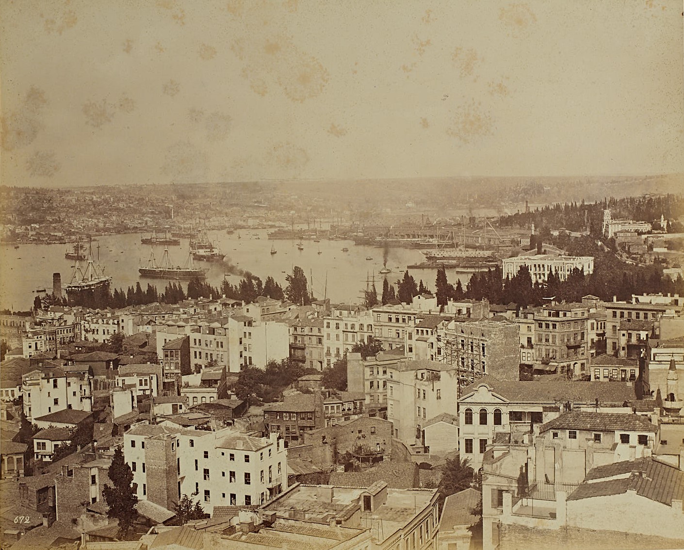 Galata Kulesi’nden Şişhane, Haliç ve Bahriye Nezareti