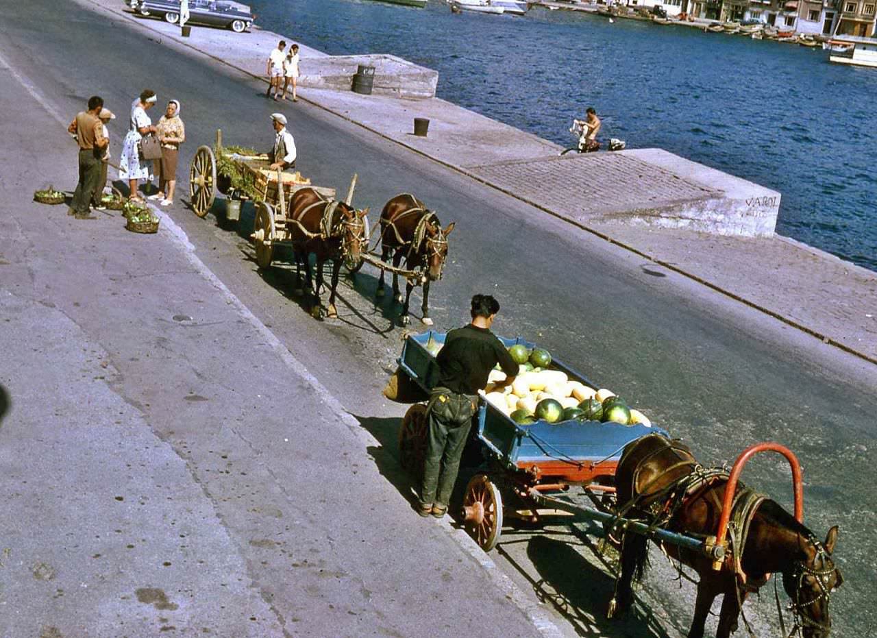 Tarabya Sahilinde Seyyar Manavlar