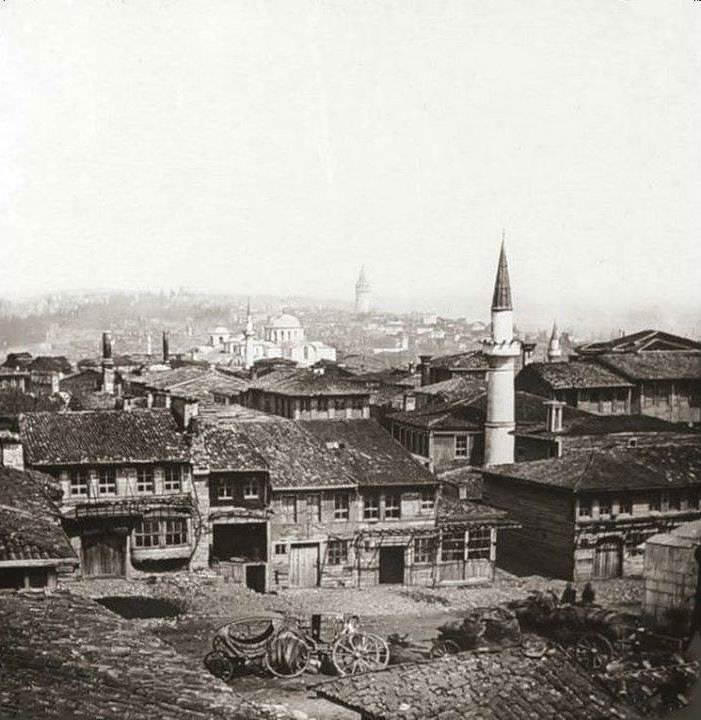 Fatih’ten Zeyrek ve Galata İstikametine Bakış