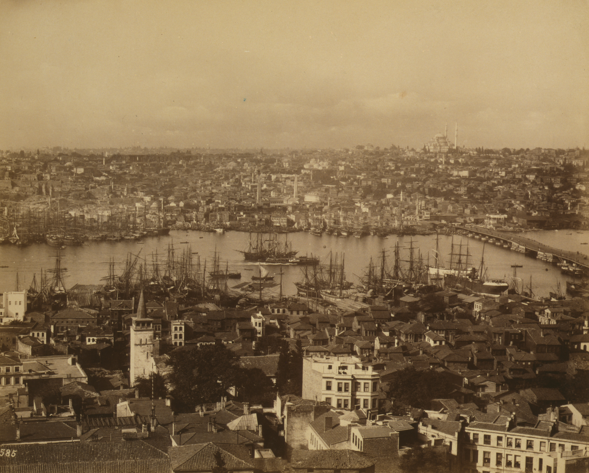 Galata Kulesi’nden Unkapanı Köprüsü Yönü