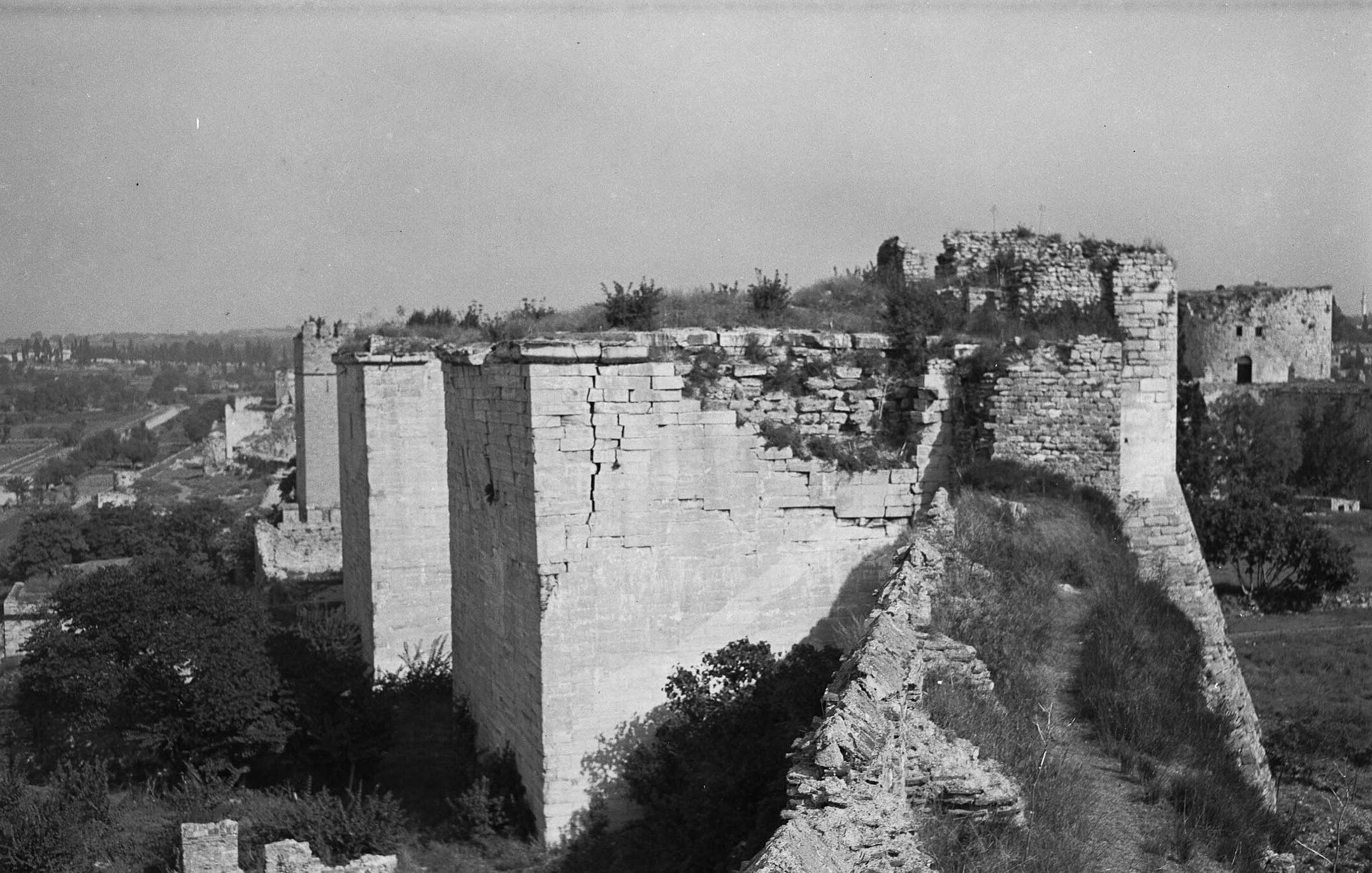 Yedikule Hisarı Büyük Altın Kapı Yönüne Bakış