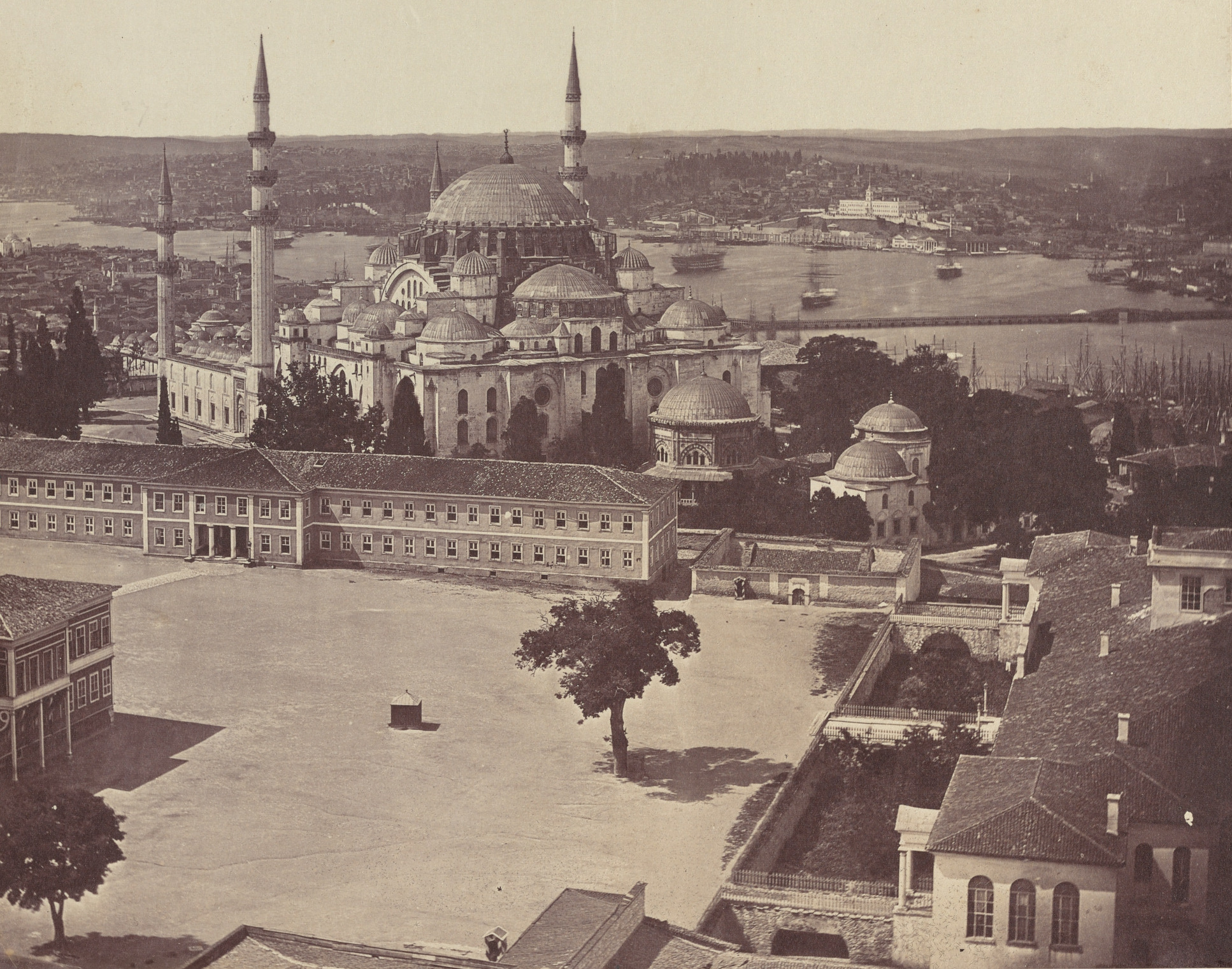 Beyazıt Kulesi’nden Süleymaniye Yönü