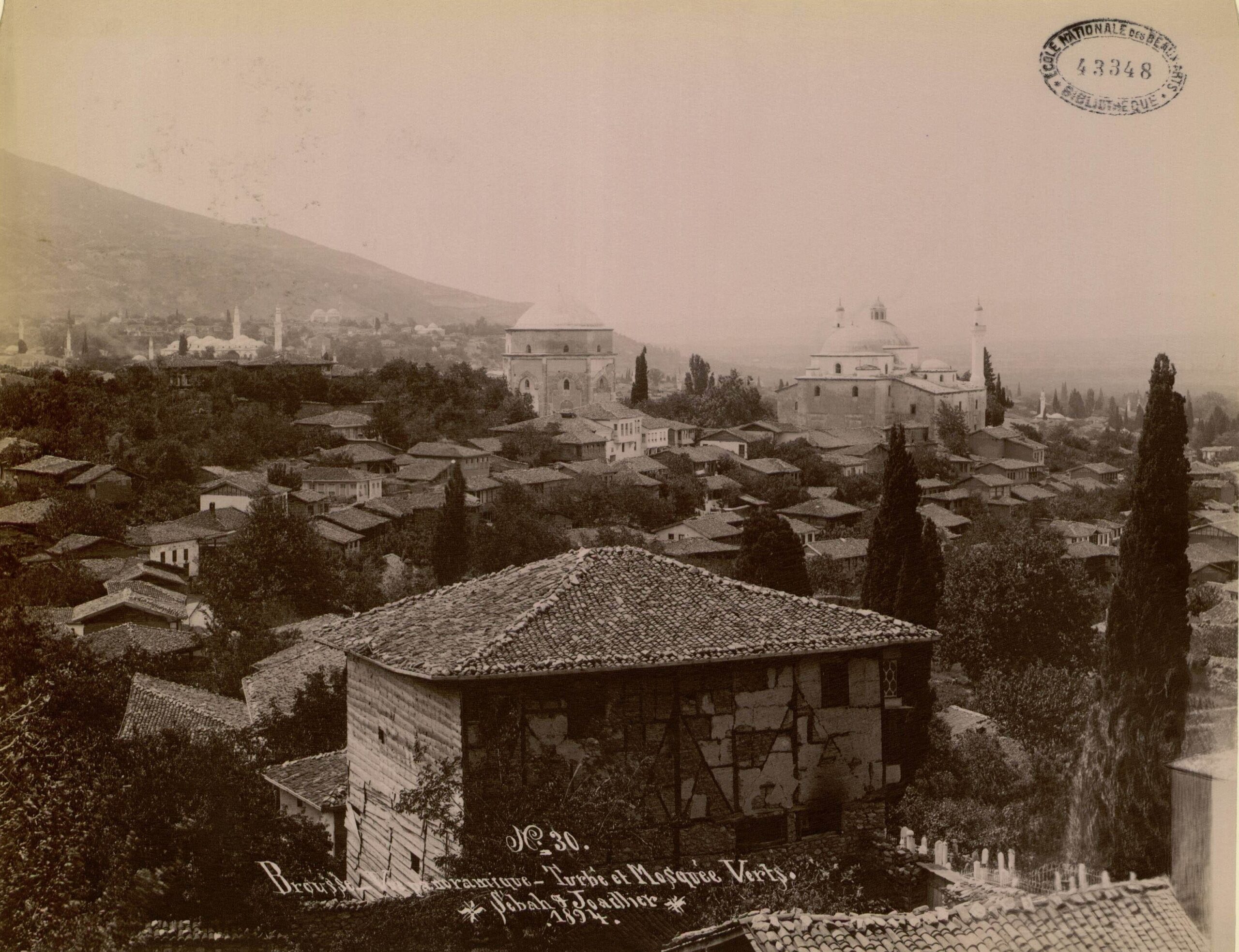 Bursa Yeşil Cami ve Yeşil Türbe Manzarası