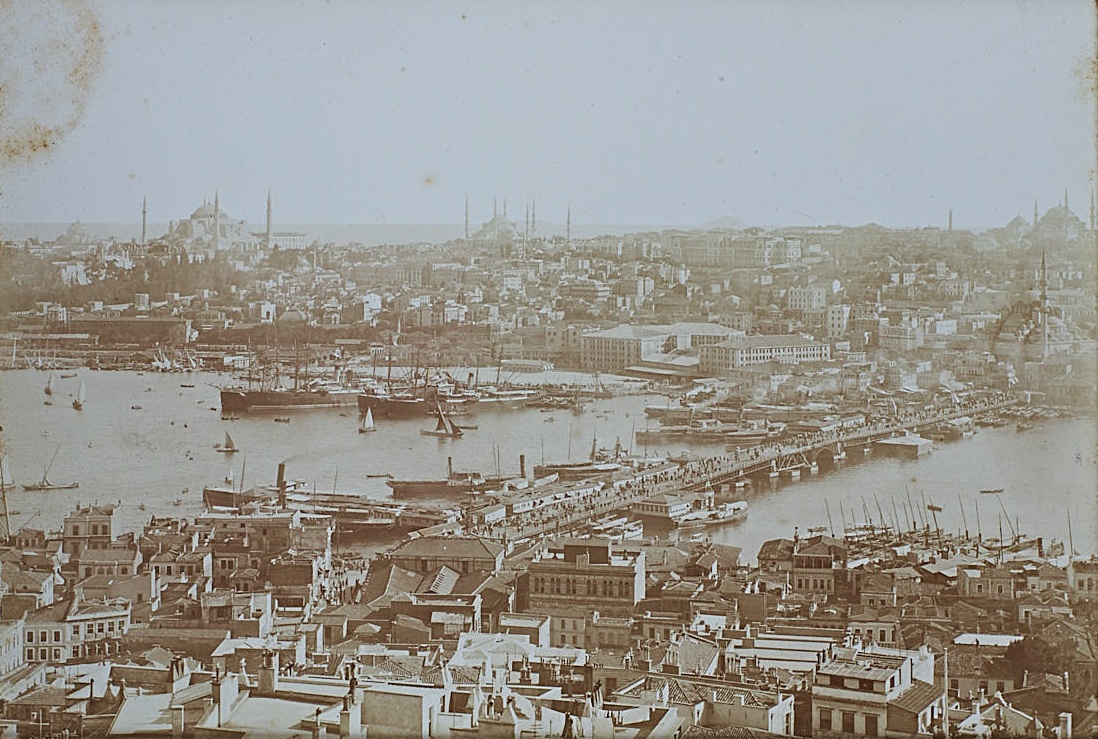 Galata Kulesi’nden Galata Köprüsü Yönü