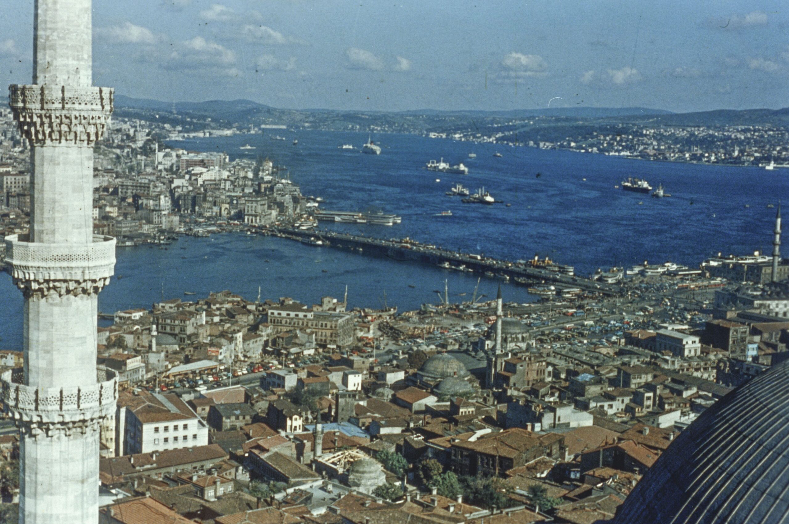Süleymaniye Camii Minaresi’nden Tahtakale ve Galata Köprüsü