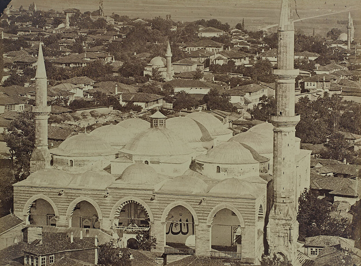 Üç Şerefeli Cami Minaresinden Edirne Ulu Cami