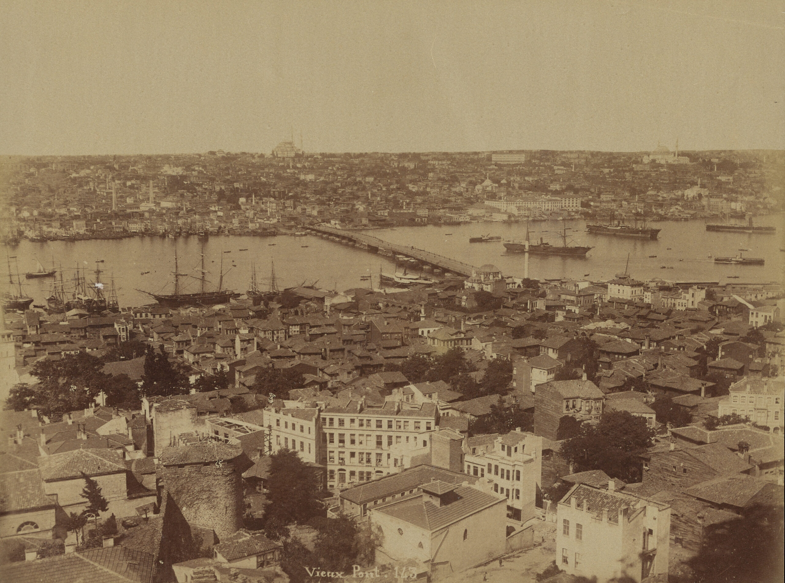 Galata Kulesi’nden Unkapanı Köprüsü Yönü