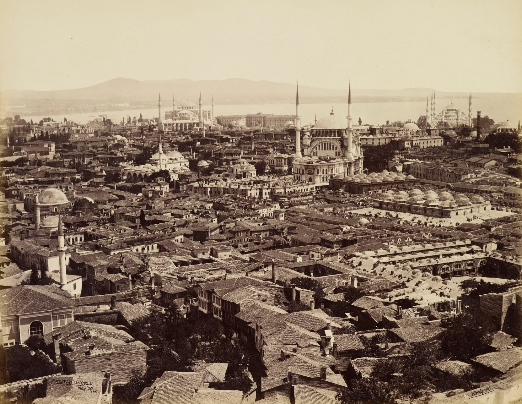 Beyazıt Kulesi’nden Nuruosmaniye Yönü