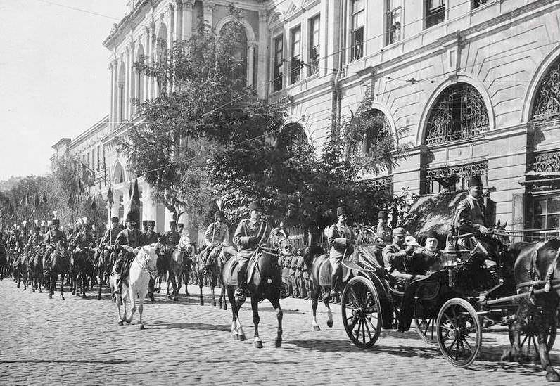 Sultan Reşat ve Alman Kralı Wilhelm II