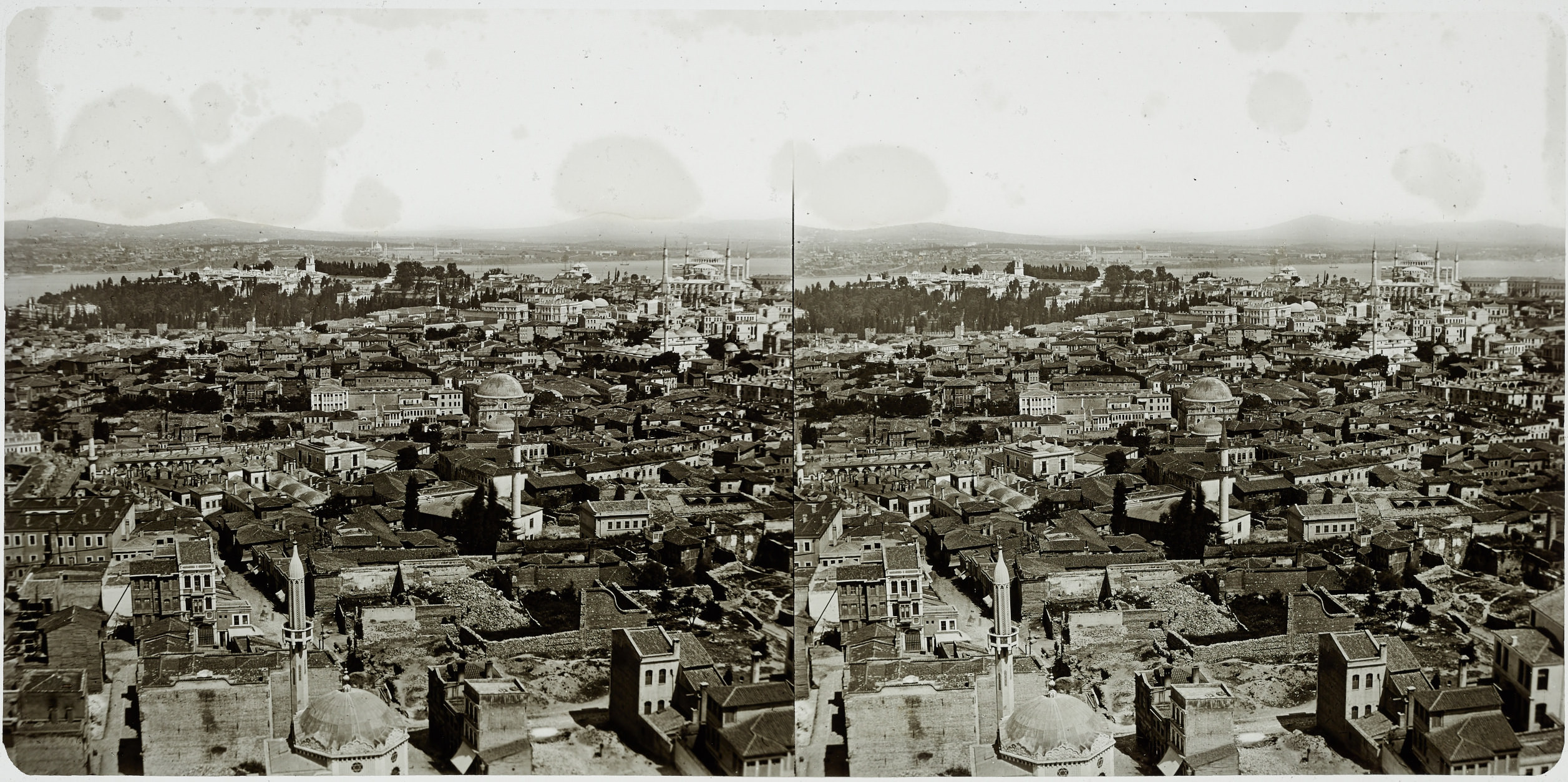 Beyazıt Kulesi’nden Topkapı Sarayı Yönü