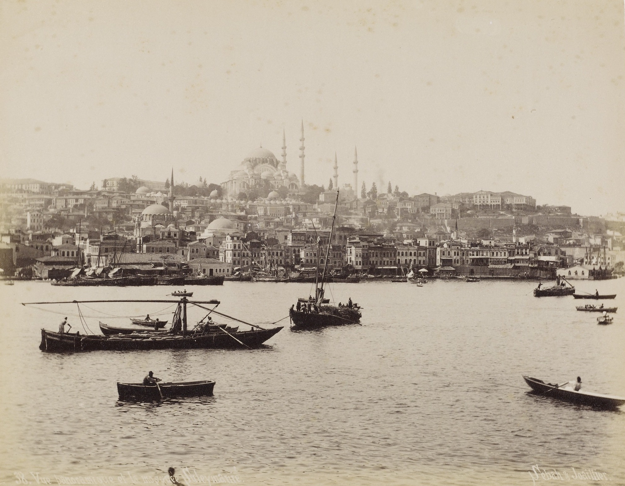 Eski Galata Köprüsü Üzerinden Süleymaniye