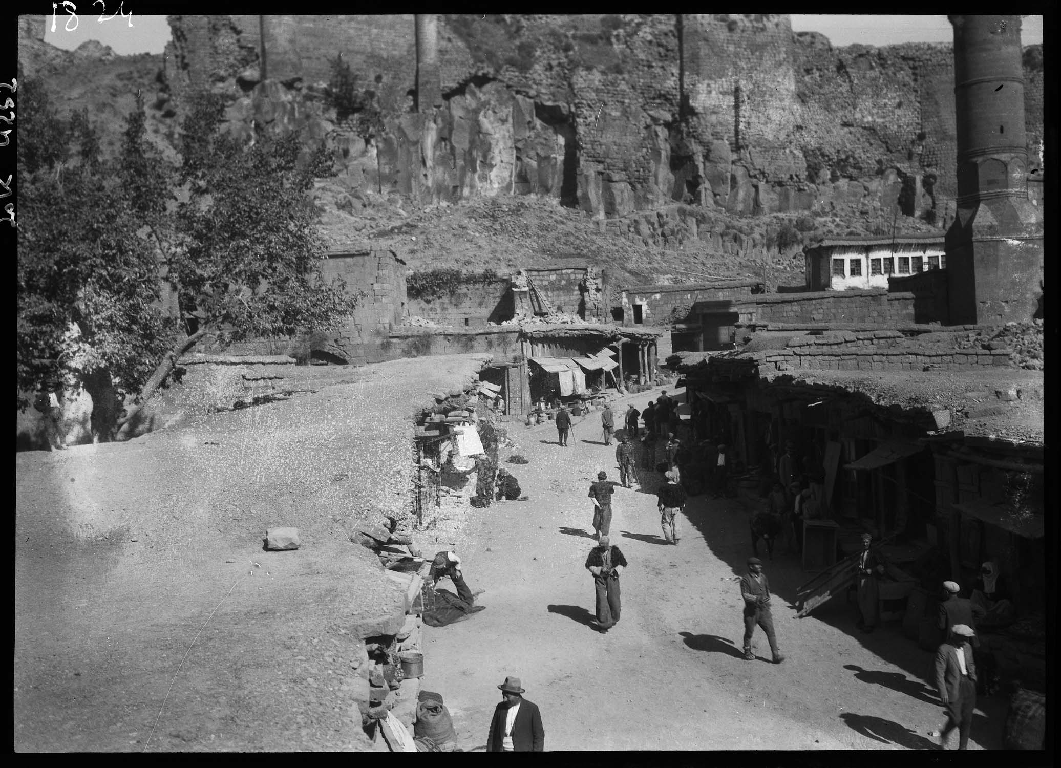 Kazım Dirik Caddesinden Bitlis Kalesine Bakış