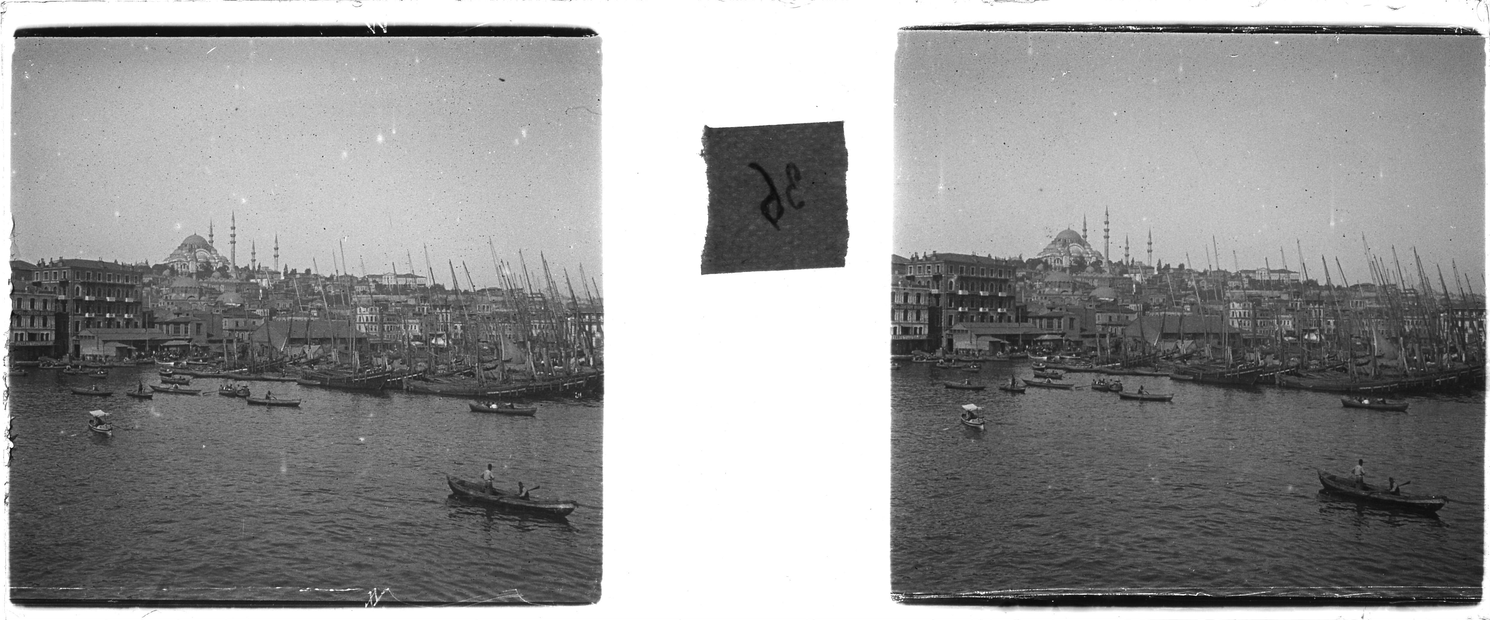 Eski Galata Köprüsü Üzerinden Süleymaniye Yönü
