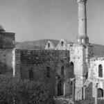 Jesus Bey Mosque Avlu, Revak and Minaret View