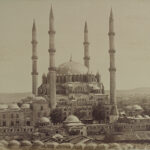 Edirne Yemiş Kapanı Hanı Çatısından Selimiye Camii