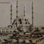 Selimiye Camii ve Önde Yemiş Kapanı Hanı