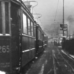 Karlı Bir Günde Karaköy Tramvay Durağı