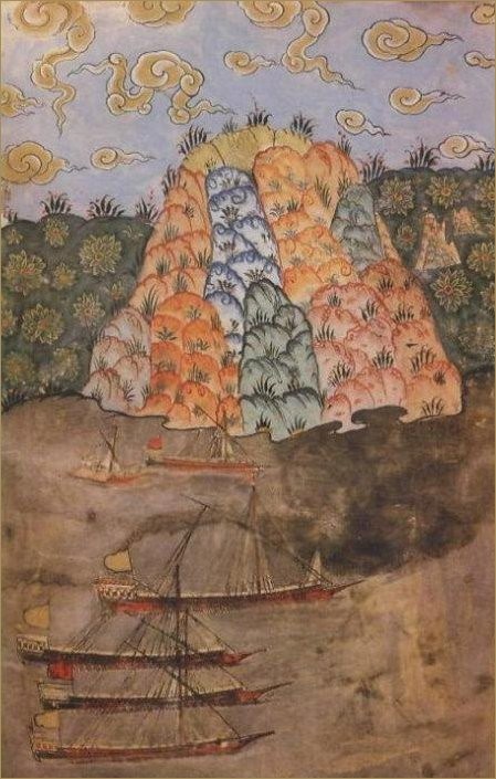 OSMANLI KARTPOSTAL OTTOMAN NAVIGATION (663)