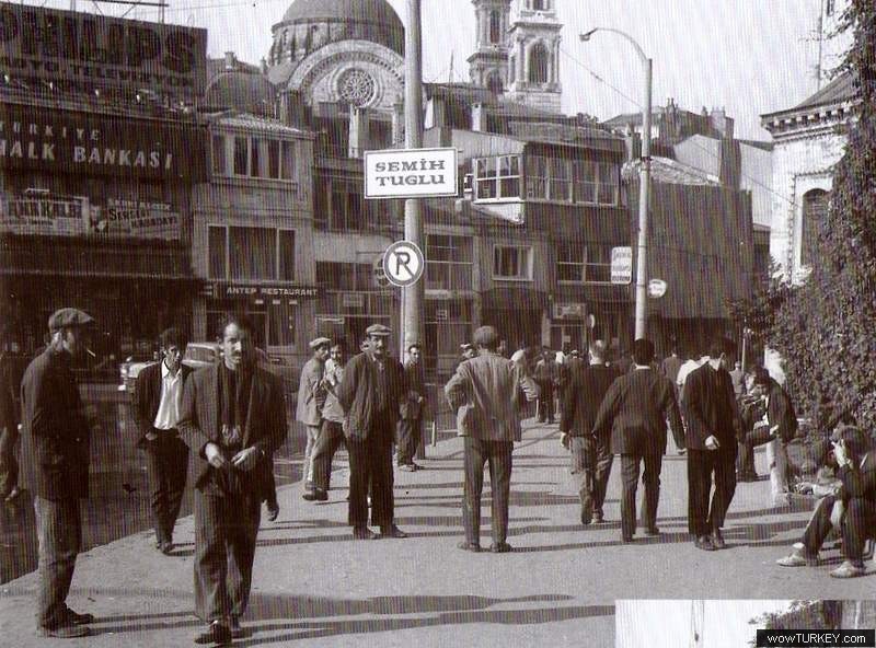 taksimde amele pazarı