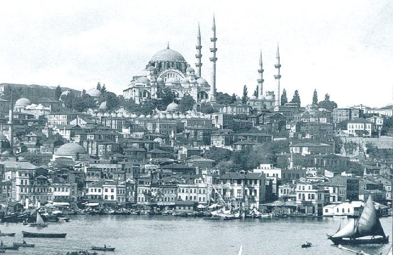 Galata kulesinden Süleymaniye Camii