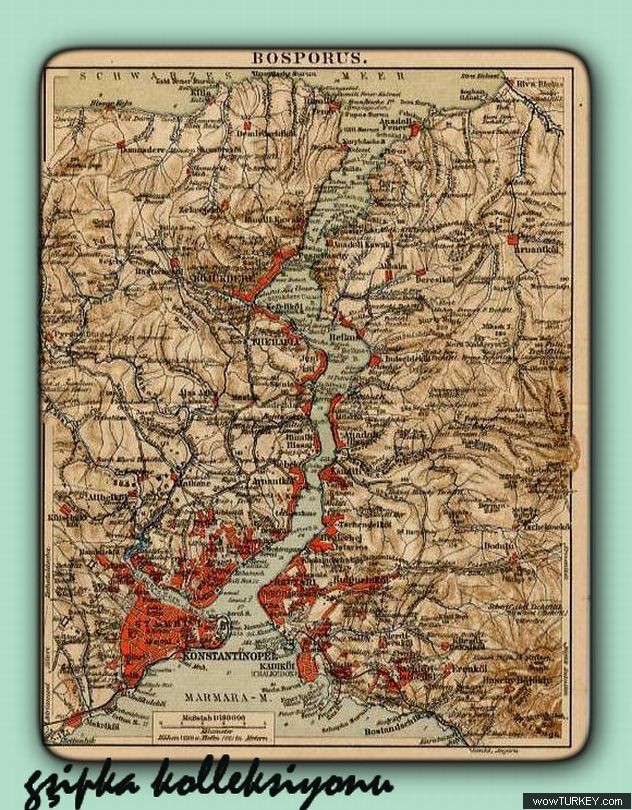 1908 Istanbul  Bogaz  yerleşim Haritasi c