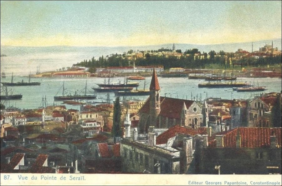 OSMANLI KARTPOSTAL OTTOMAN NAVIGATION (696)