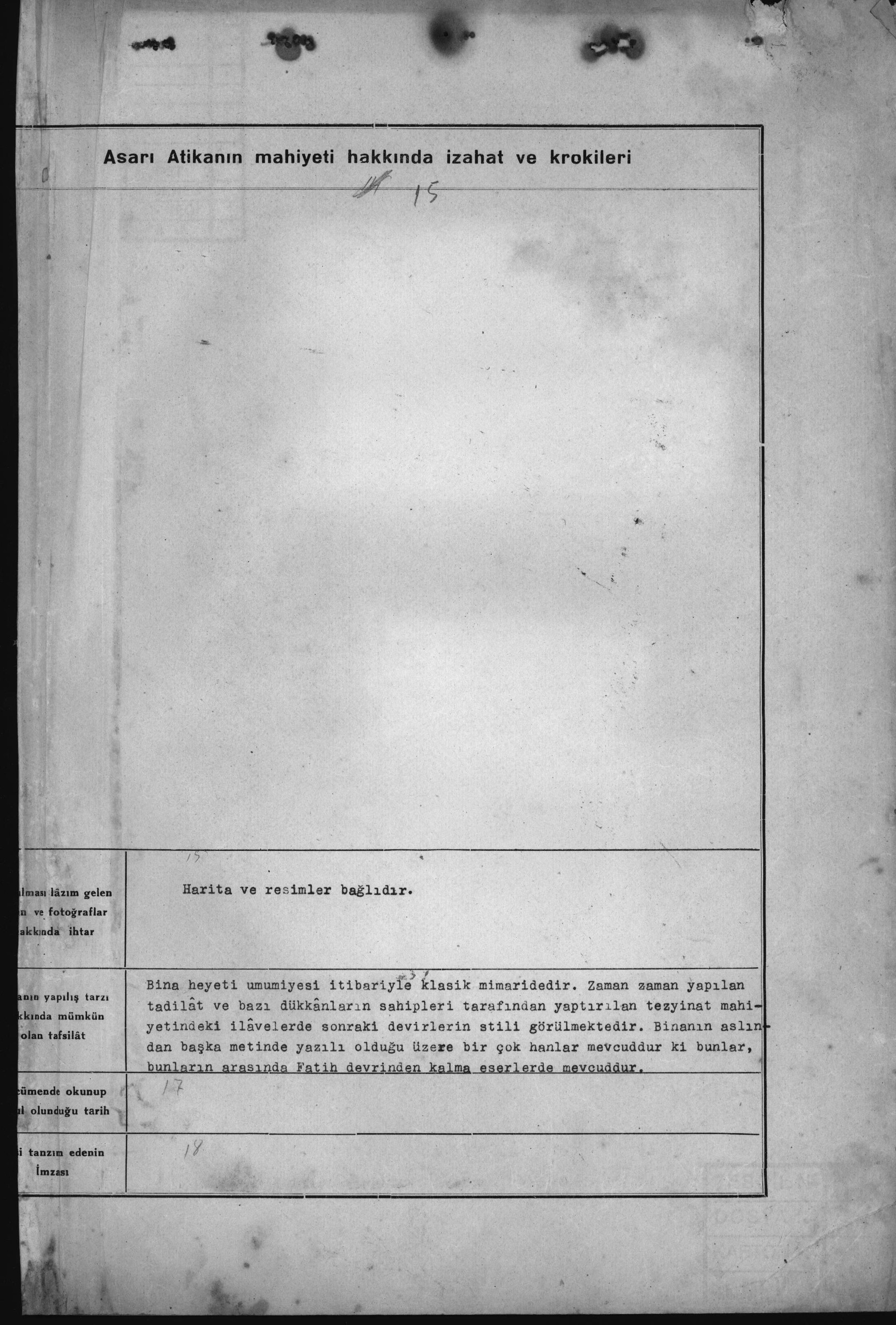 ÇARSI İ KEBİR-KAPALI ÇARŞI — Belge