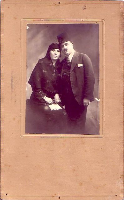 OSMANLI-DONEMI-KARI-KOCA-TIP-KARTON-FOTOGRAF  17555049 0