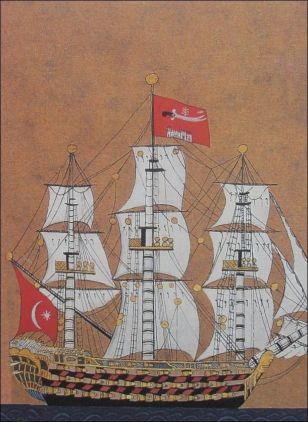 OSMANLI KARTPOSTAL OTTOMAN NAVIGATION (71)