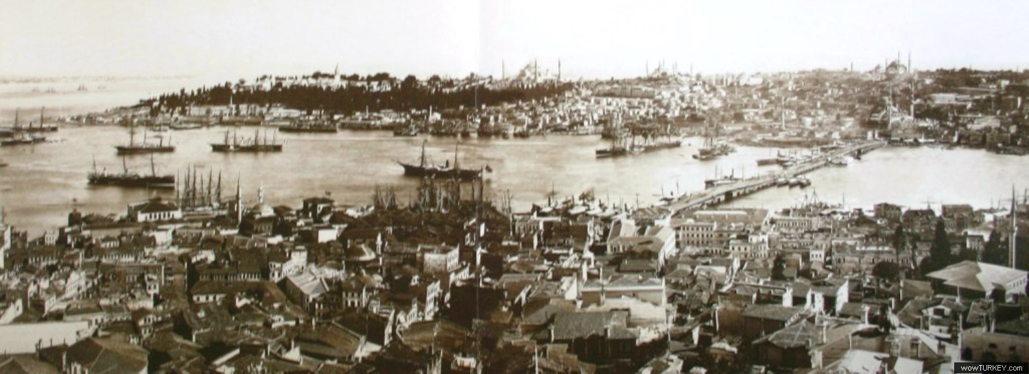 fikri aktan galata kulesinden liman 1868