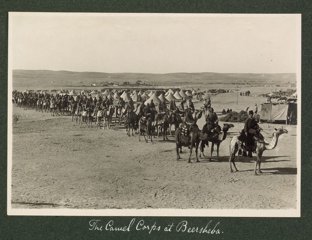 The Camel Corps at Beersheba, 1915