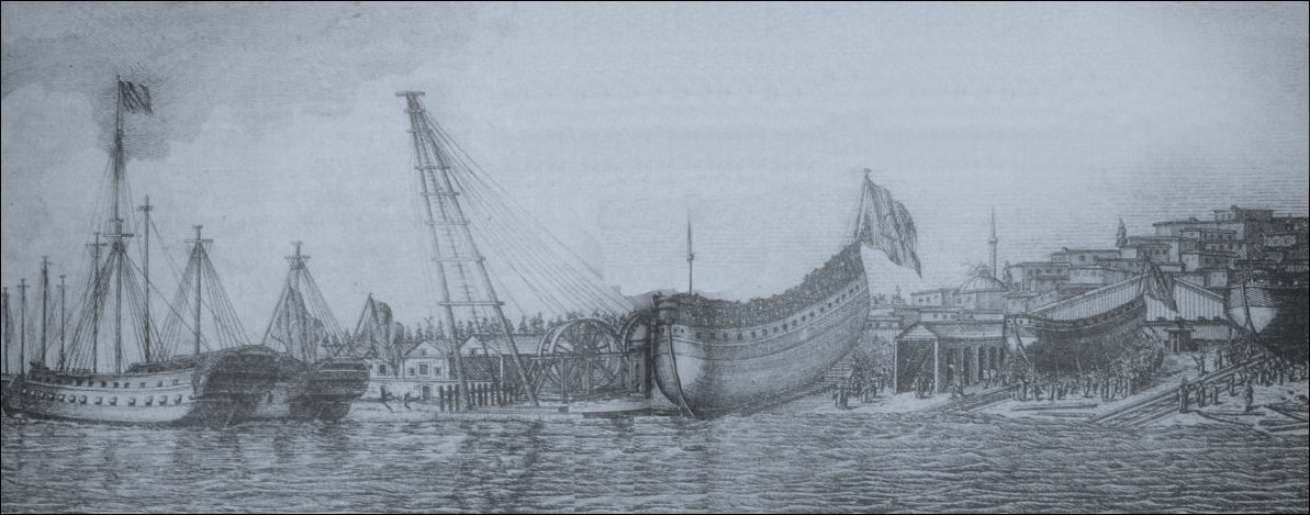 OSMANLI KARTPOSTAL OTTOMAN NAVIGATION (638)