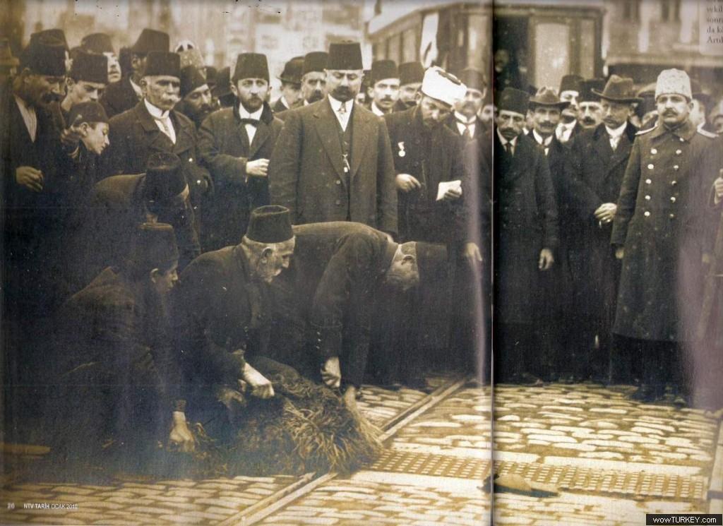 galata köprüsünde ilk sefer