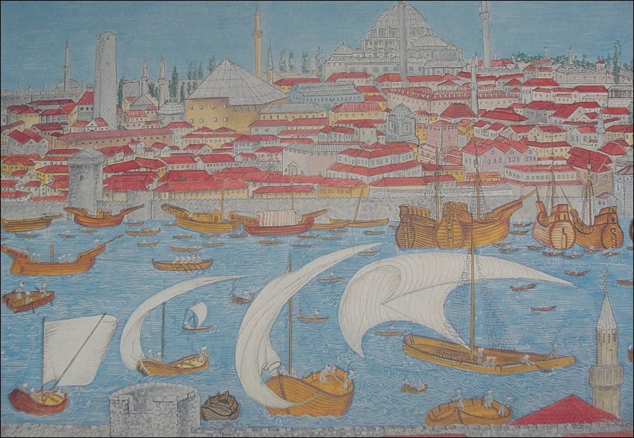 OSMANLI KARTPOSTAL OTTOMAN NAVIGATION (750)