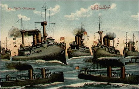 OSMANLI KARTPOSTAL OTTOMAN NAVIGATION (605)