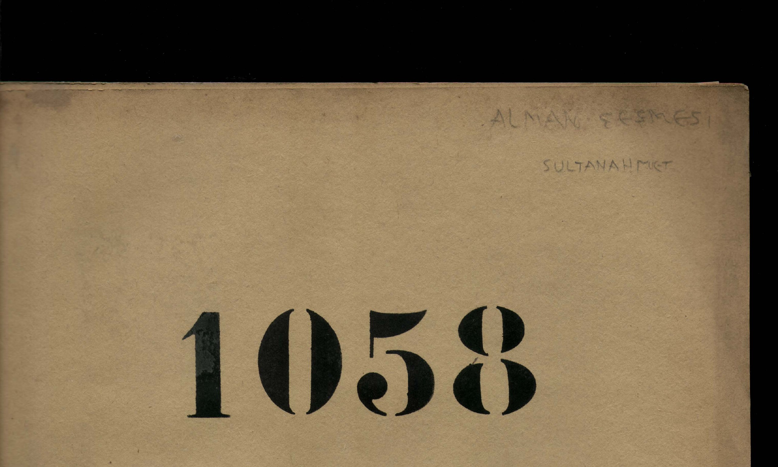 ALMAN ÇEŞMESİ — Belge