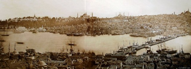 idea from Galata tower Harbour 1854
