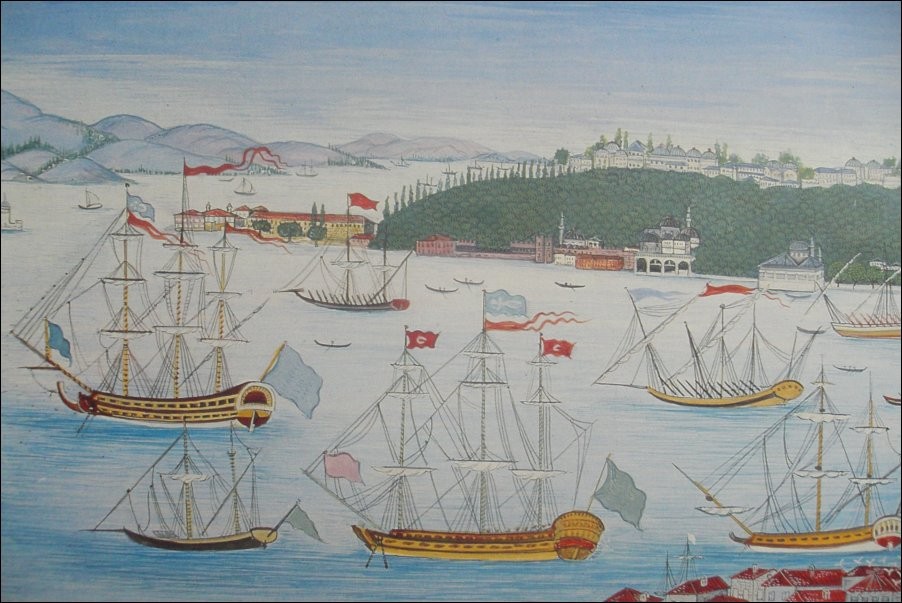 OSMANLI KARTPOSTAL OTTOMAN NAVIGATION (624)