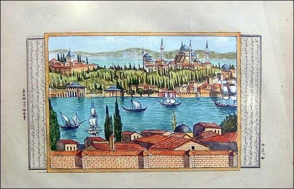 OSMANLI KARTPOSTAL OTTOMAN NAVIGATION (106)