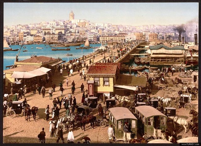 ofaltuntas KaraKeui Galata and view of Pera