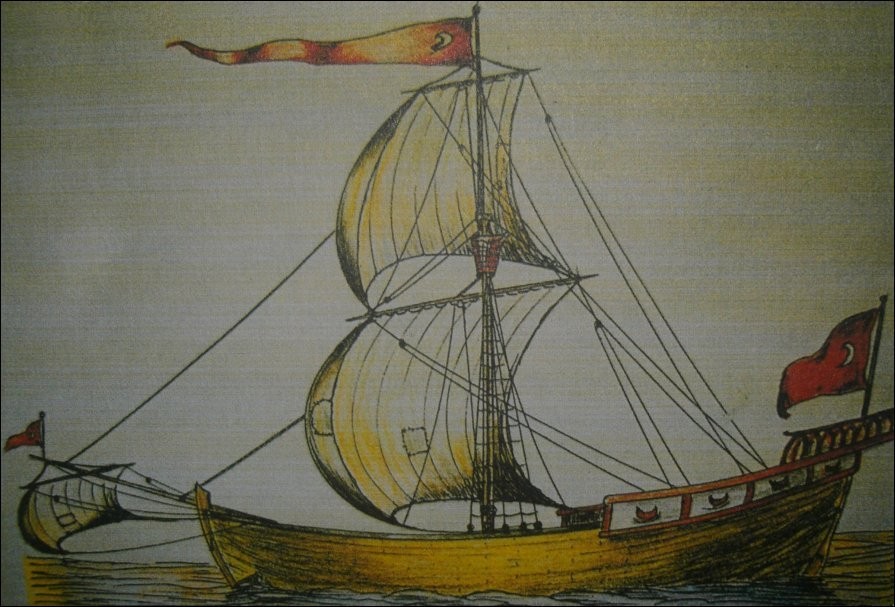 OSMANLI KARTPOSTAL OTTOMAN NAVIGATION (631)