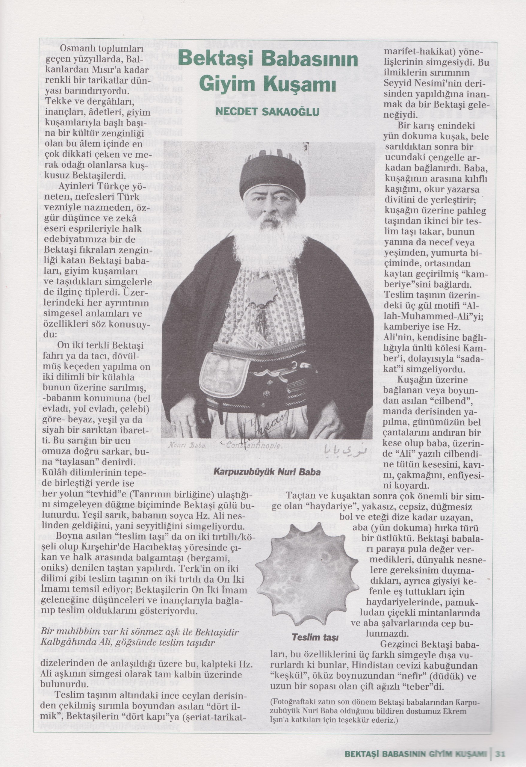 ŞEYH VE DERVİŞ CEYİZLERİ — Arşiv görseli