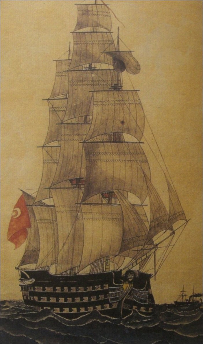 OSMANLI KARTPOSTAL OTTOMAN NAVIGATION (133)