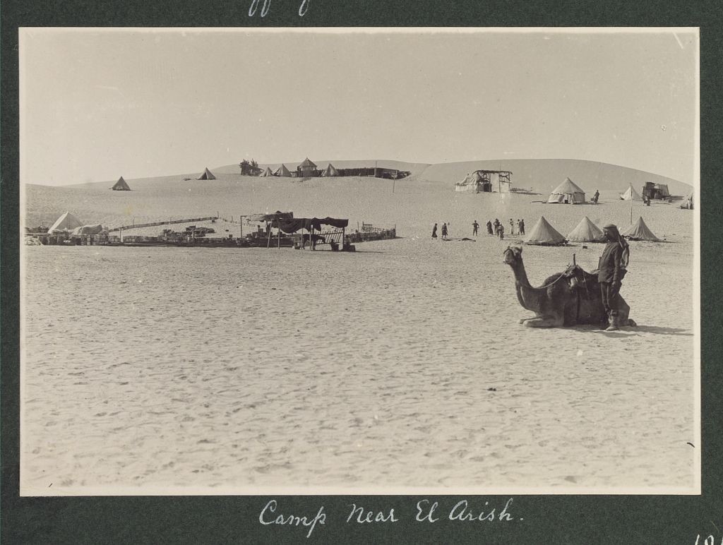 Camp near El Arish, 1916