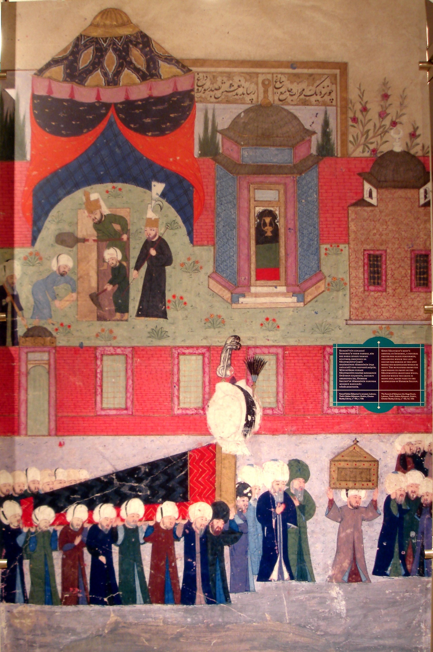 Kanuni Sultan Süleymanın cenaze merasımi